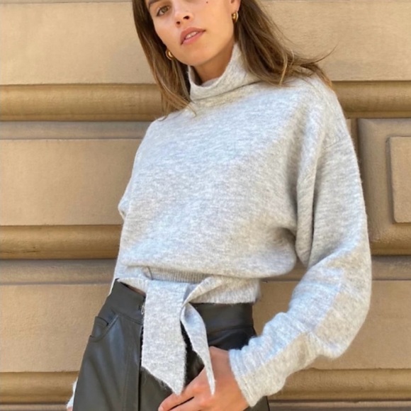 Aritzia Wilfred - Lorin Sweater Heather Oatmeal - XXS - Picture 6 of 10